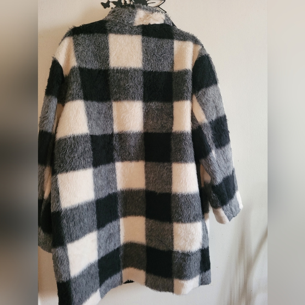 Marine Layer Stephanie Gingham Coat - Picture 4 of 8